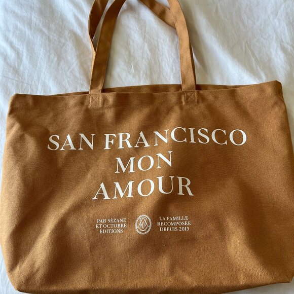 Sezane San Francisco Exclusive Tote Bag - Picture 1 of 2